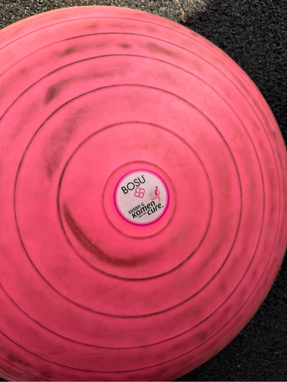 Pair of Balance Trainer Bosu-Bosu Balls in Blue and Pink - Picture 2 of 5
